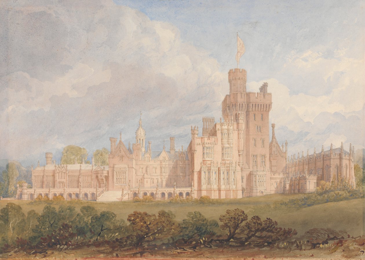 Costessey Hall, Norfolk tekijältä John Chessell Buckler