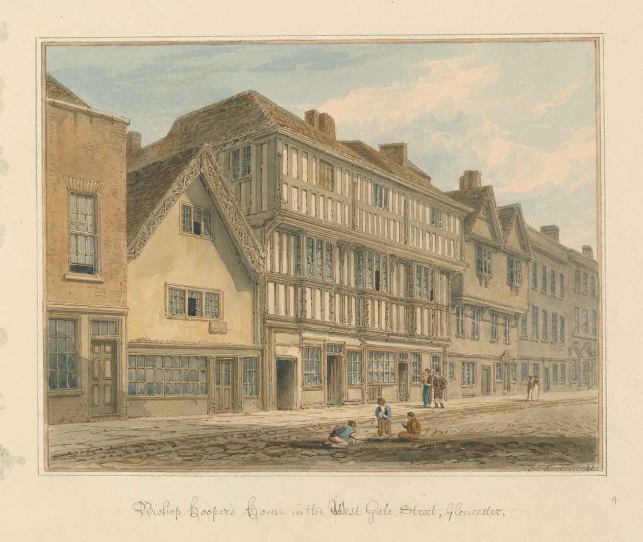 Gloucestershire - Bishop Cooperin talo tekijältä John Chessell Buckler