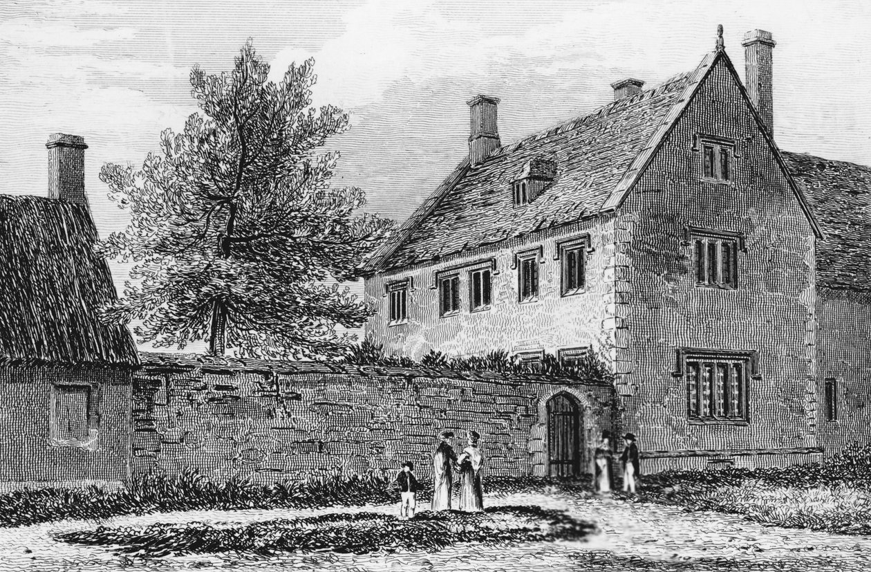 Lukio Adderburyssa, Oxfordshiressä tekijältä John Chessell Buckler