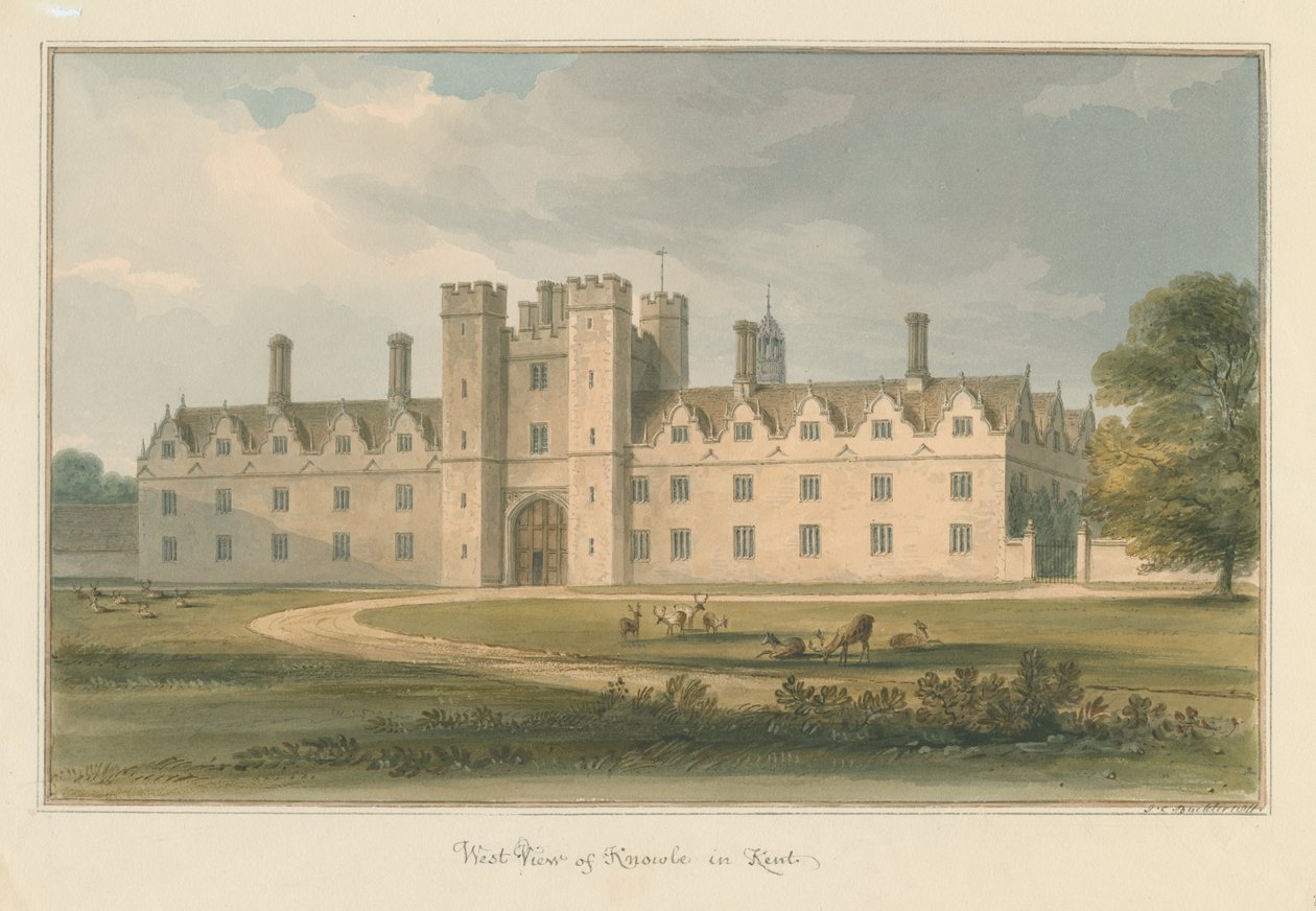 Kent - Knowle, 1811 tekijältä John Chessell Buckler