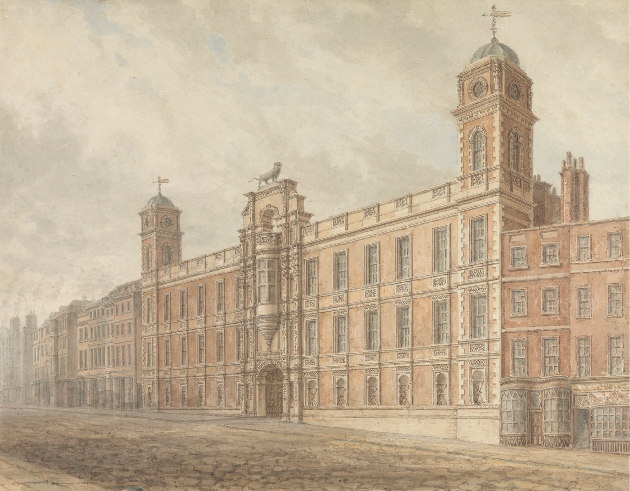 Northumberland House, Charing Cross, Lontoo tekijältä John Chessell Buckler