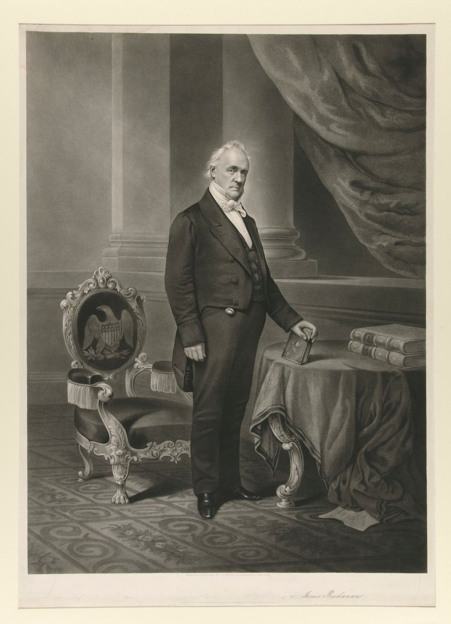 James Buchanan (faksin allekirjoitus) tekijältä John Chester Buttre