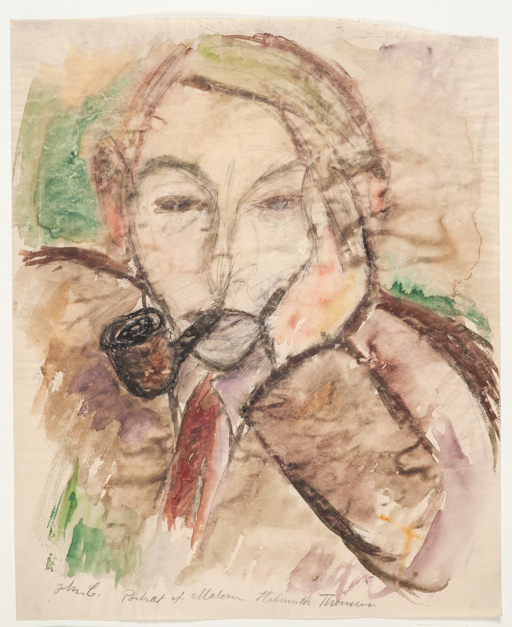Taidemaalari Helmuth Thomsenin muotokuva tekijältä John Christensen