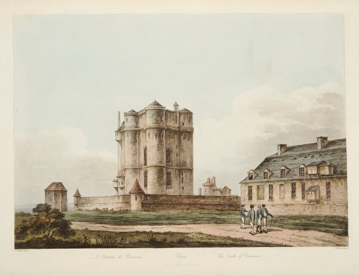 Vincennen linna, kuvitus Versailles