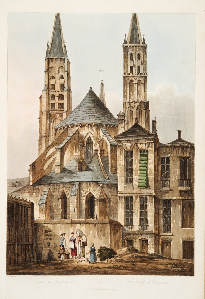 St Germainsin kirkko, kuvitus Versailles