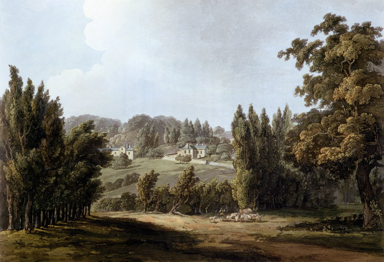 "Eremitaasi" Montmorencyssa, 1809 tekijältä John Claude Nattes