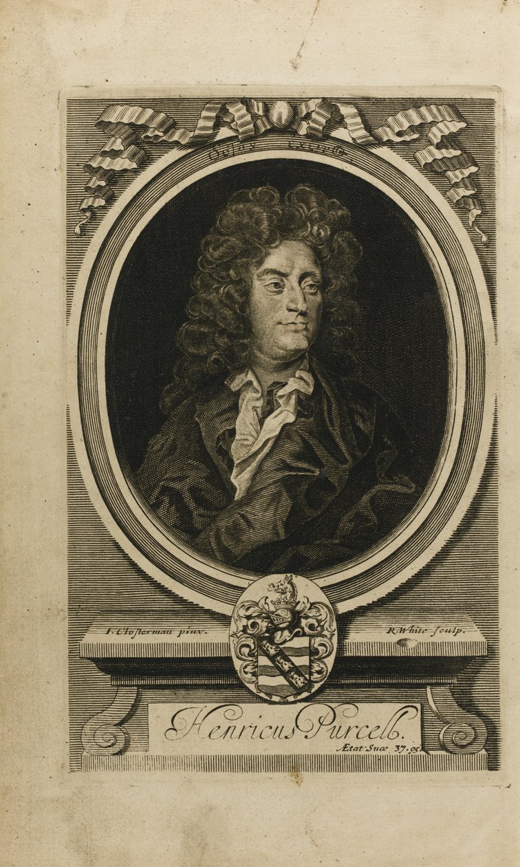 Säveltäjä Henry Purcellin muotokuva 1659-1695, 1702 tekijältä John Closterman