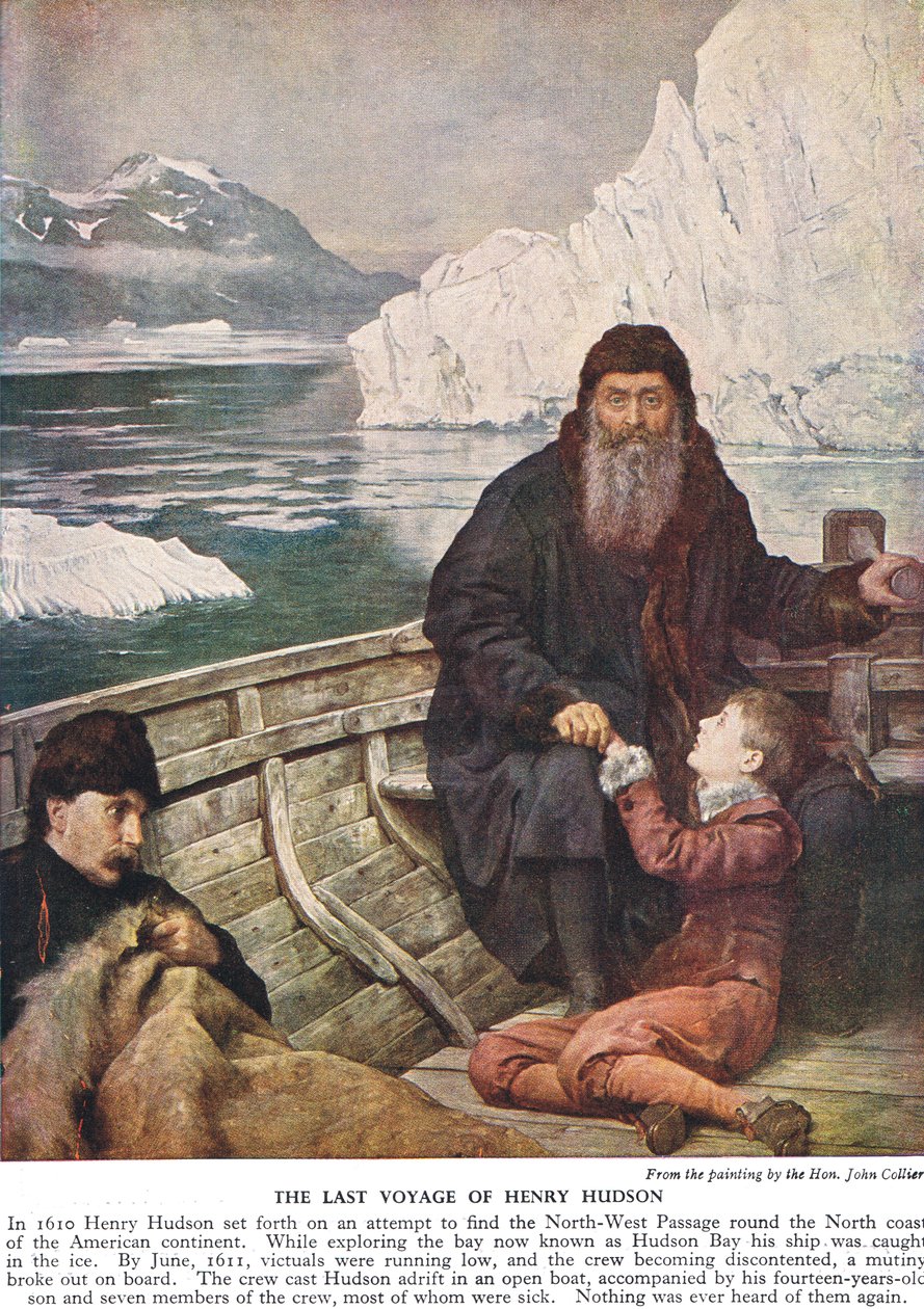 Henry Hudsonin viimeinen matka, noin 1940-luku tekijältä John Collier
