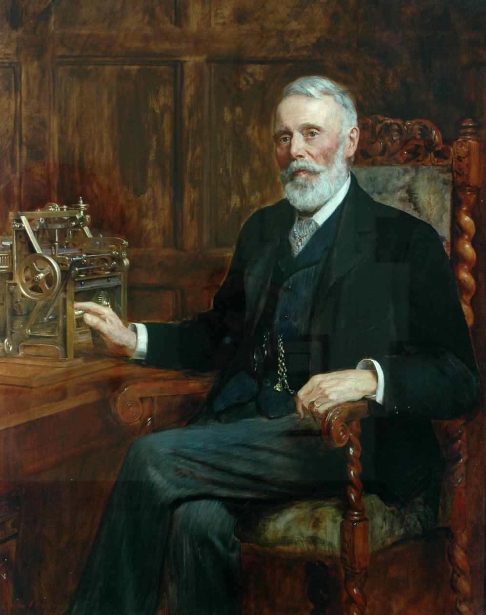 The Right Honorable Samuel Cunliffe Lister (Paroni Masham of Swinton), 1901 tekijältä John Collier
