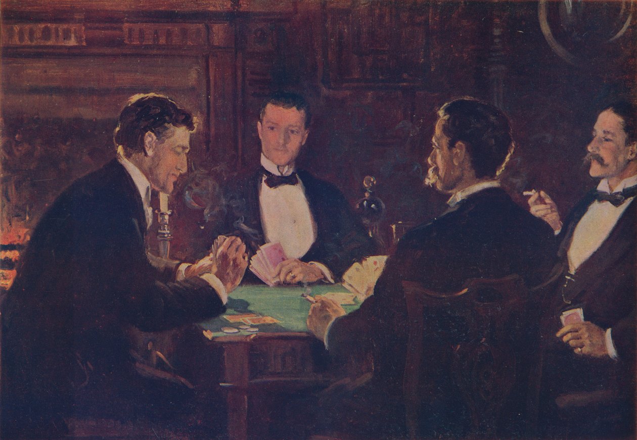 The Whist Players, c1900, c1915 tekijältä John Collier
