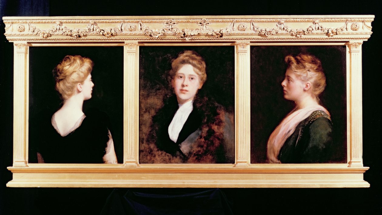 Kolminkertainen naisen muotokuva tekijältä John Collier