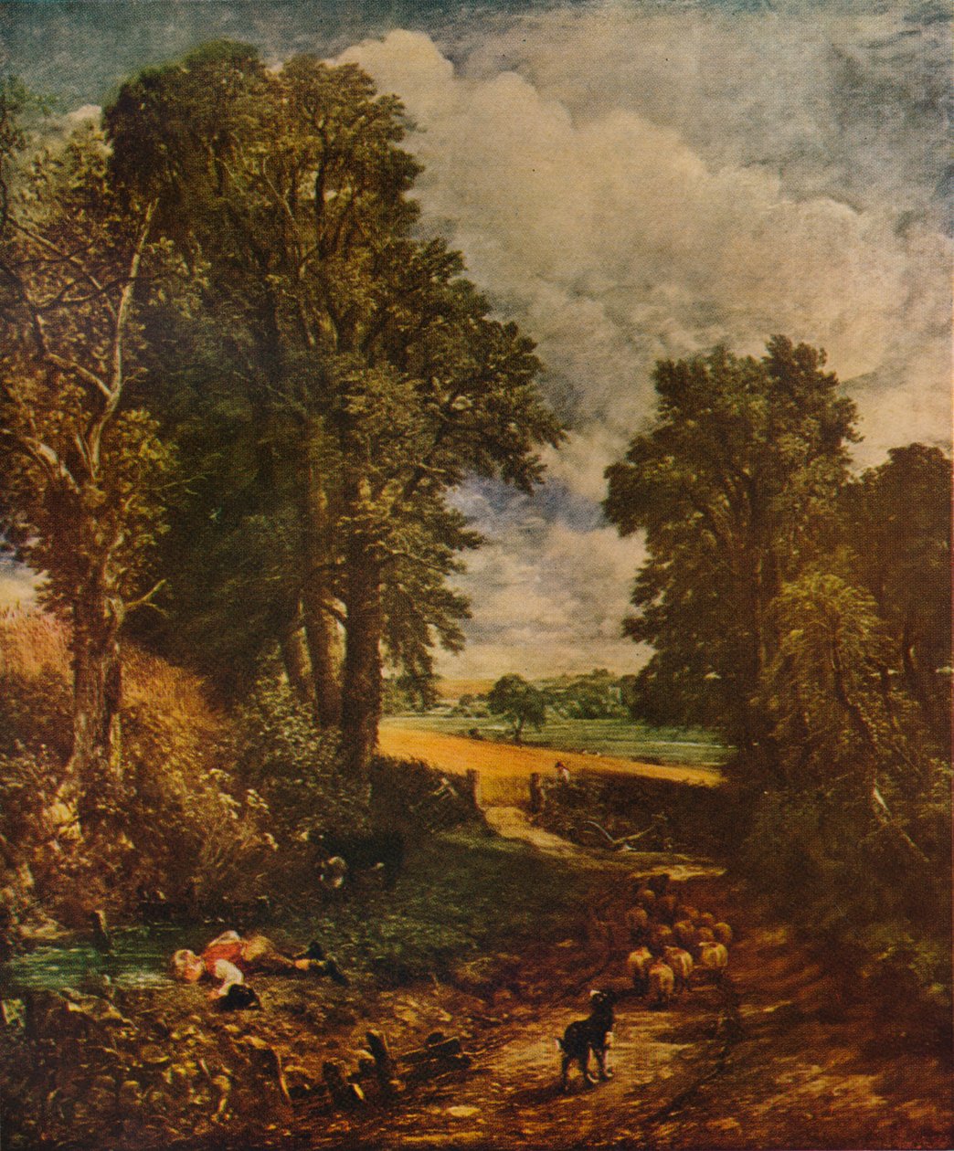 "The Cornfield", 1826, 1932. Taiteilijat: John Constable, Solomon Charles Kaines Smith. tekijältä John Constable, Solomon Charles Kaines Smith
