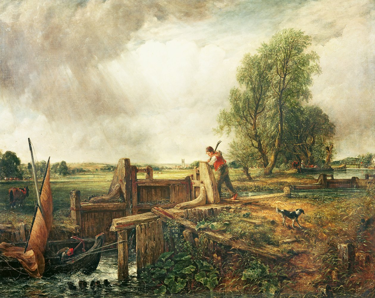 Vene ajaa sulkun ohi tekijältä John Constable