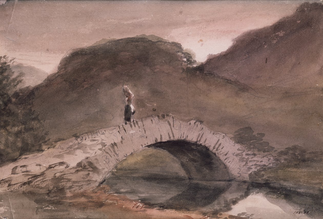 Silta Borrowdalessa tekijältä John Constable