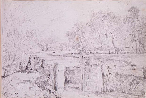 Lukko Stourissa tekijältä John Constable