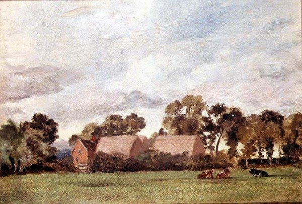 Suffolkin maisema (öljy kankaalle) tekijältä John Constable