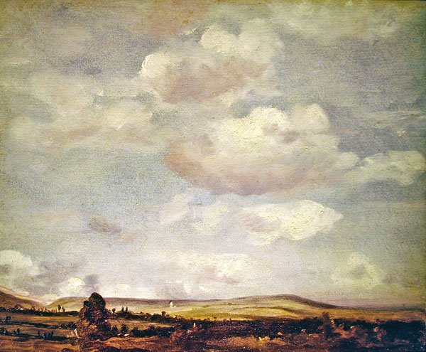 Näkymä Kentissä (öljy kankaalle) tekijältä John Constable