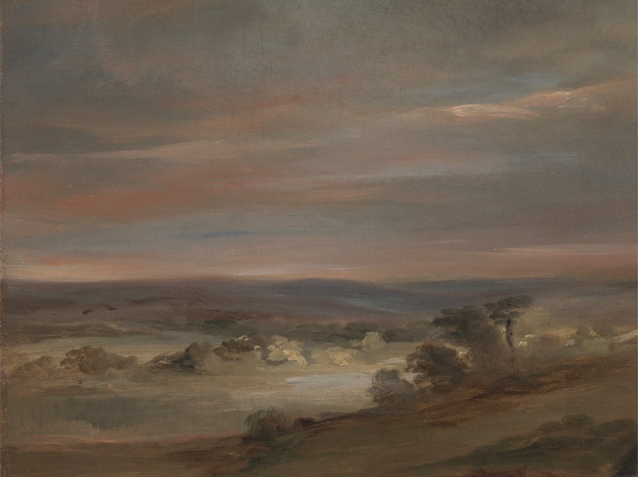 Näkymä Hampstead Heathiin, aikainen aamu tekijältä John Constable