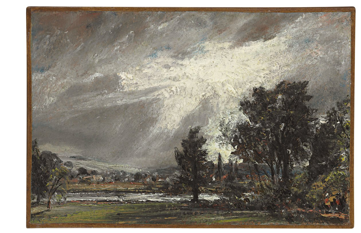 Näkymä Salisburysta (öljy paperille asetettu kankaalle) tekijältä John Constable