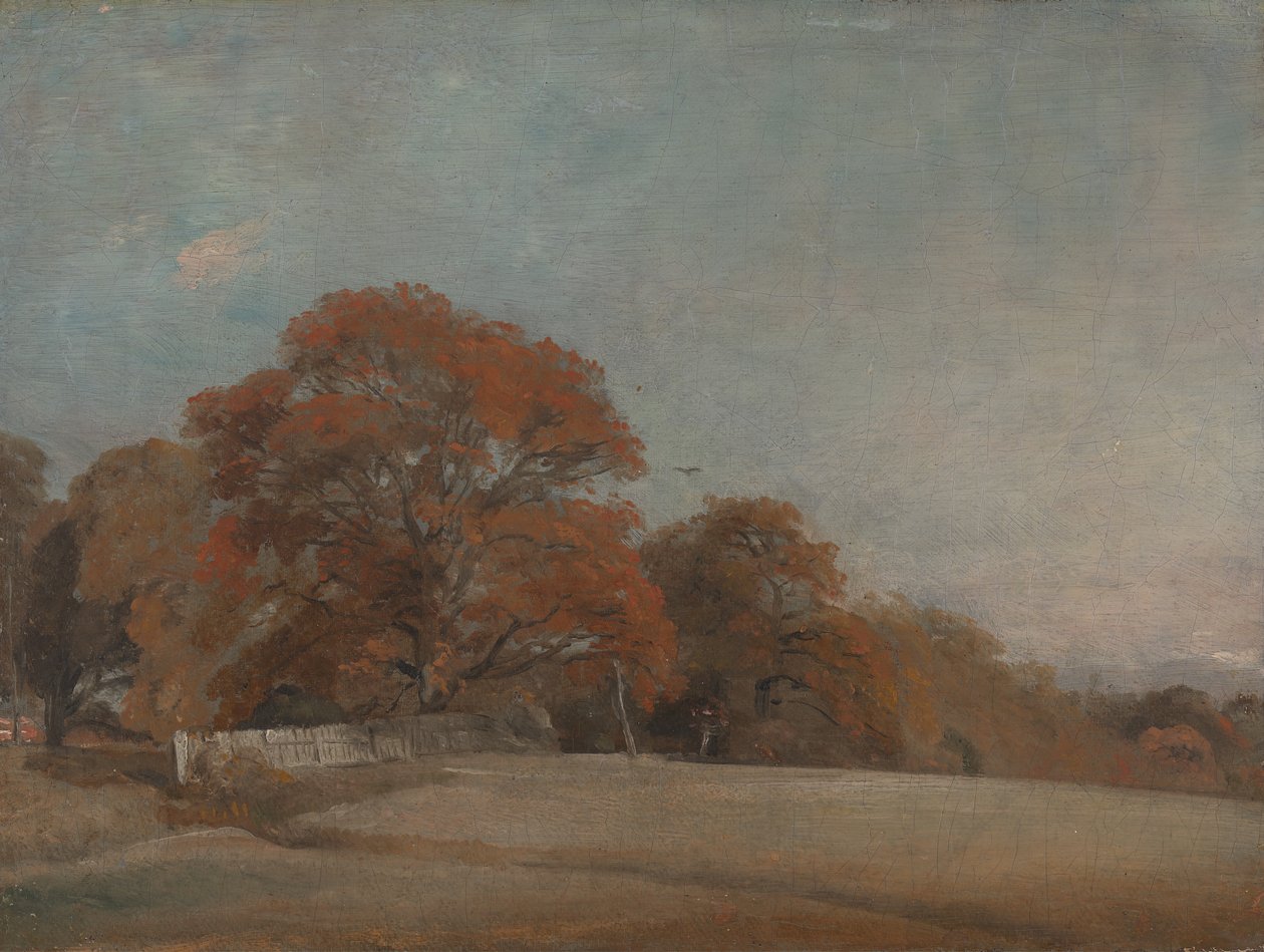 Syksyinen maisema East Bergholtissa vuosina 1805-1808. tekijältä John Constable