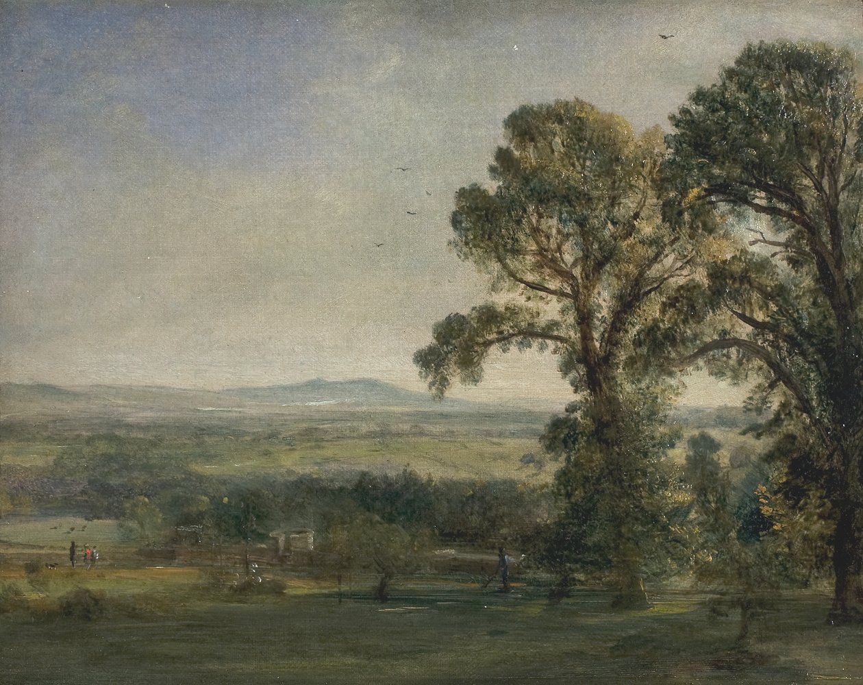 Bardon Hill, Coleorton Hall, n. 1823. tekijältä John Constable