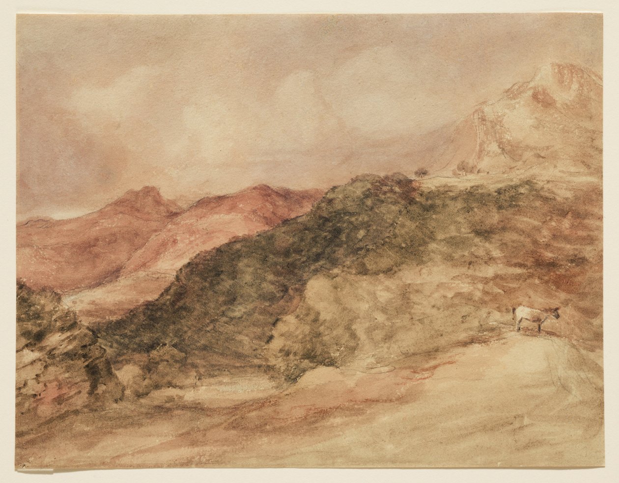 Bow Fell ja Langdale Pikes tekijältä John Constable