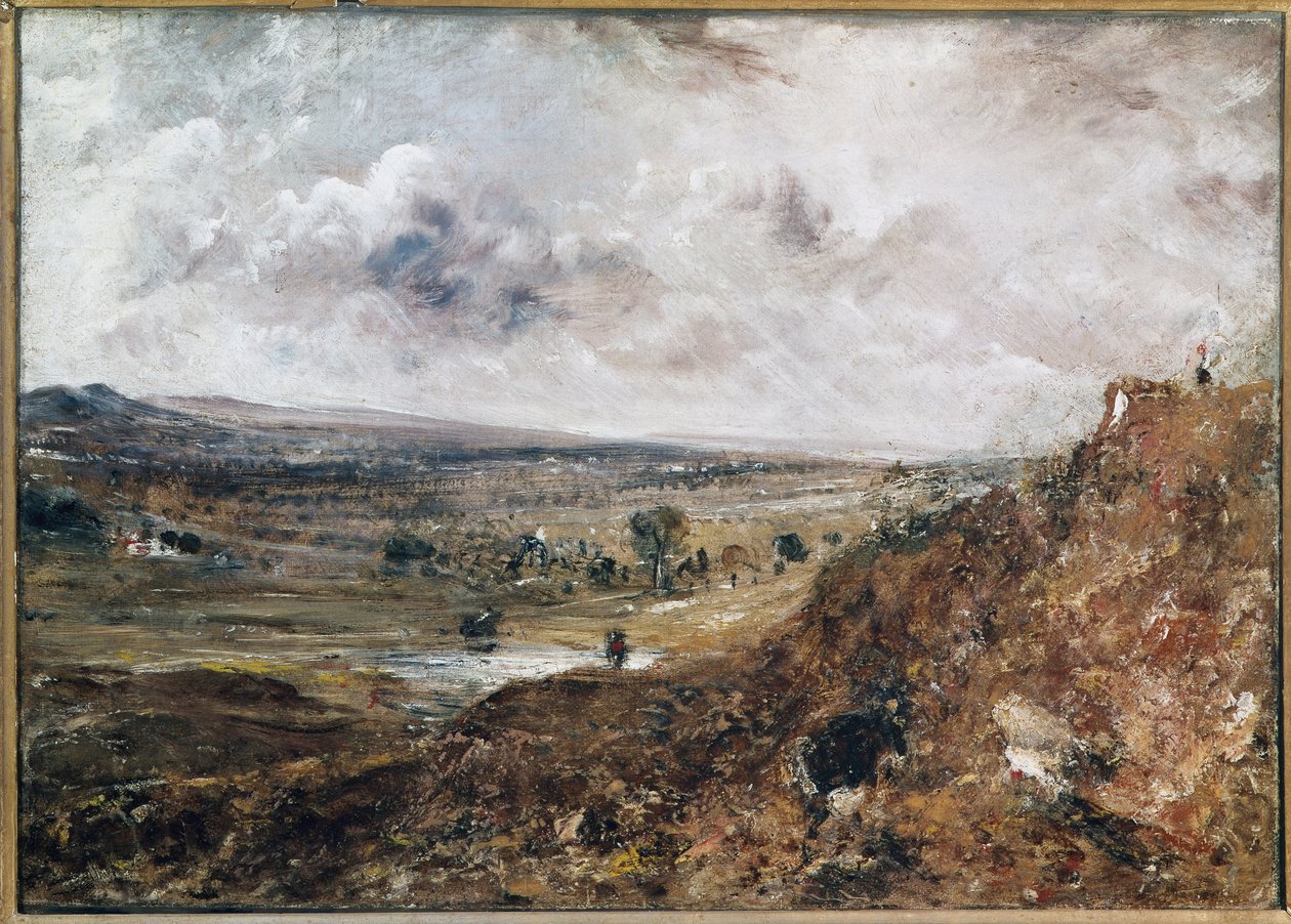 Branch Hill Pond, Hampstead (öljy kankaalle tekijältä John Constable