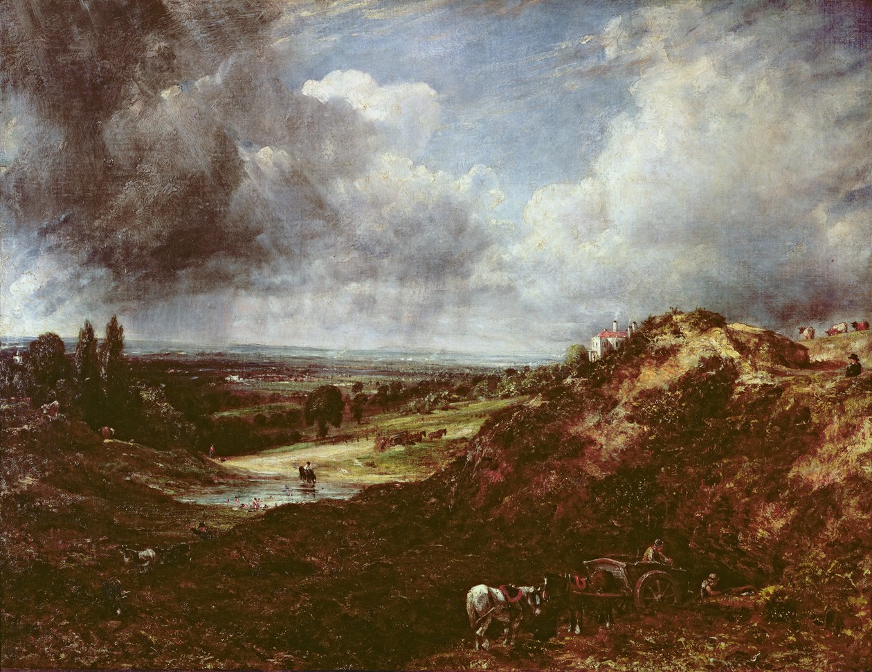 Branch Hill Pond, Hampstead Heath, 1828 tekijältä John Constable