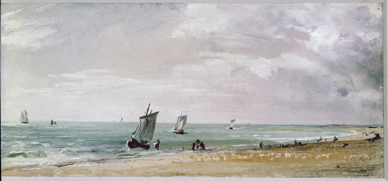 Brighton Beach (öljy kankaalle tekijältä John Constable