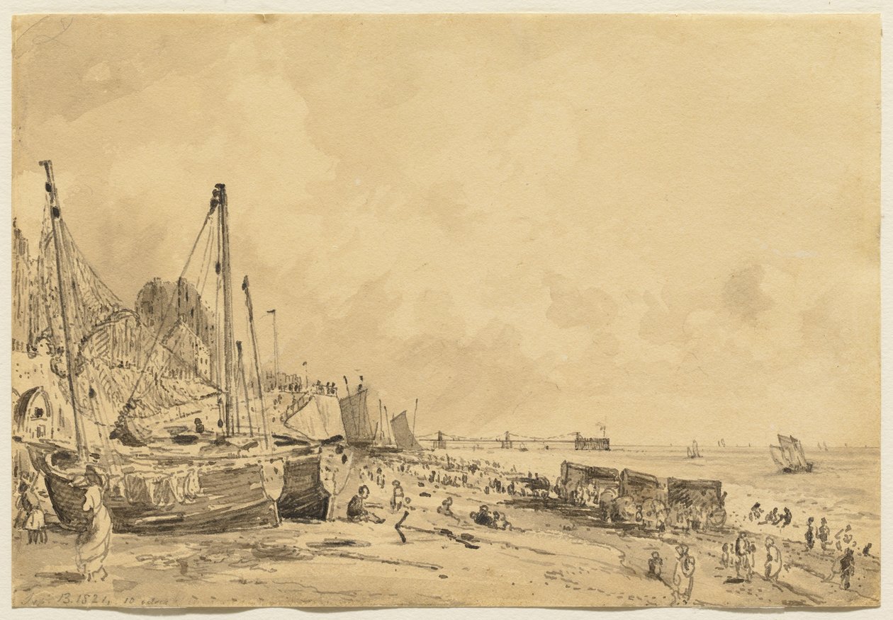 Brighton Beach, Katse itään, 1824 tekijältä John Constable