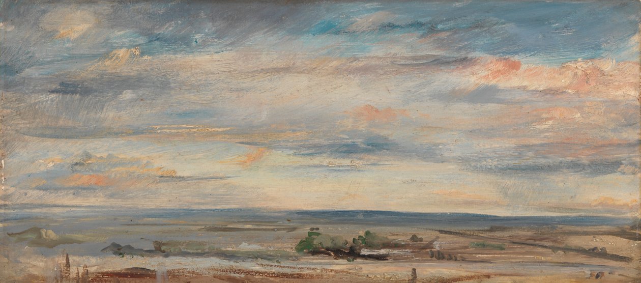 Pilvitutkimus, aikainen aamu, katsominen itään Hampsteadista tekijältä John Constable