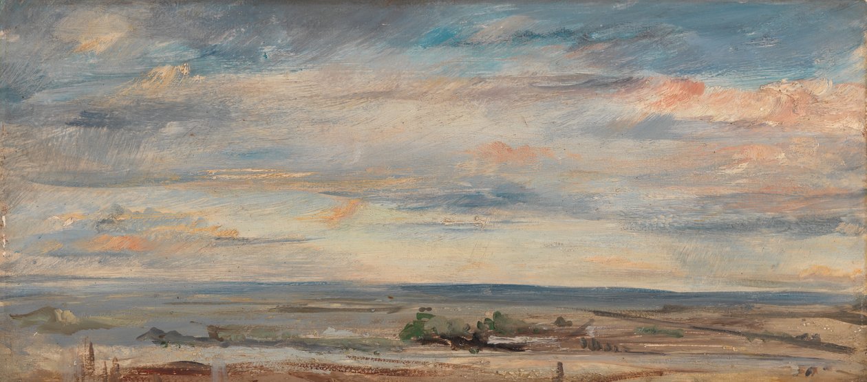 Cloud Study, Early Morning, Looking it from Hampstead, 1821. tekijältä John Constable