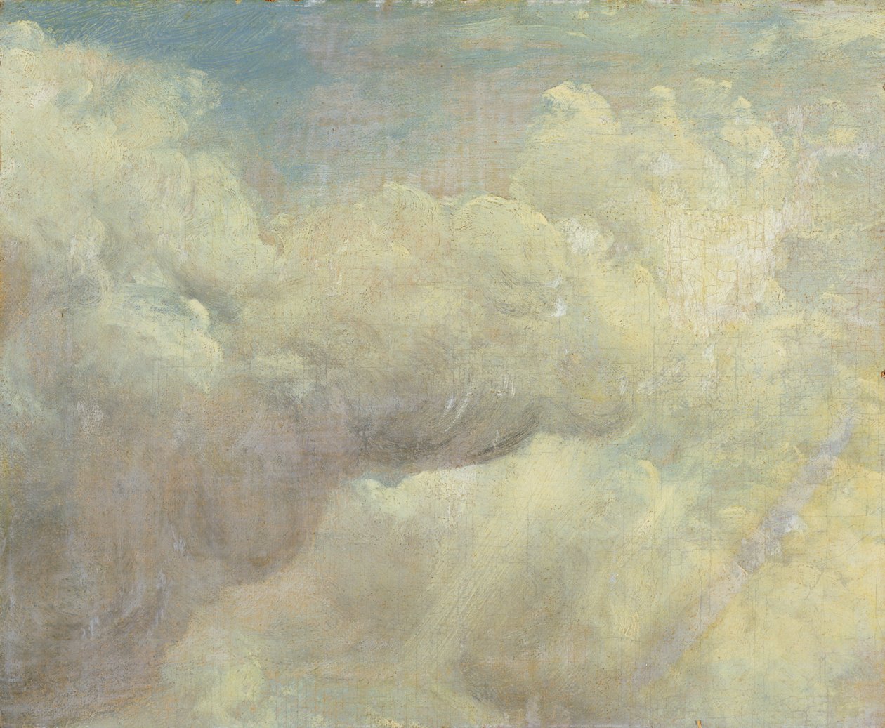 Pilvitutkimus, n. 1821 (öljy kankaalle) tekijältä John Constable