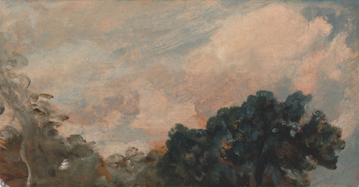 Pilvitutkimus puiden kanssa, Pilvien ja puiden tutkimus, 1821. tekijältä John Constable