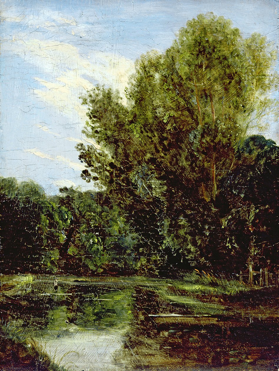 Hampsteadin lampien kulma (öljyä aluksella) tekijältä John Constable