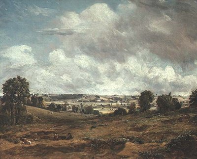 Dedham Vale East Bergholtista (öljy kankaalle) tekijältä John Constable
