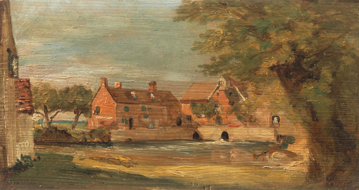 Flatfordin tehdas vuosina 1810–1811. tekijältä John Constable