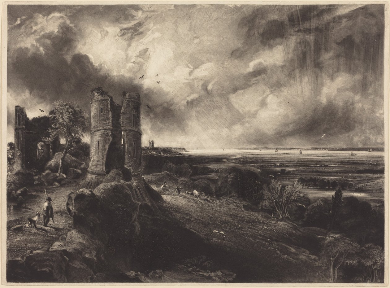 Hadleigh Castle (suuri laatta) tekijältä John Constable