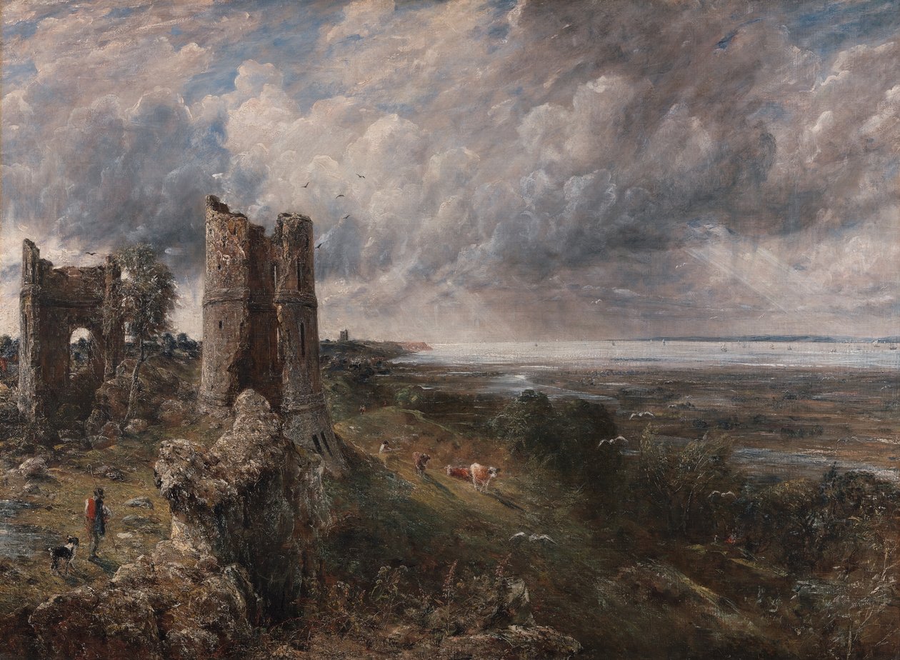 Hadleigh Castle, The Mouth of the Thames – Aamu myrskyisen yön jälkeen, 1829. tekijältä John Constable
