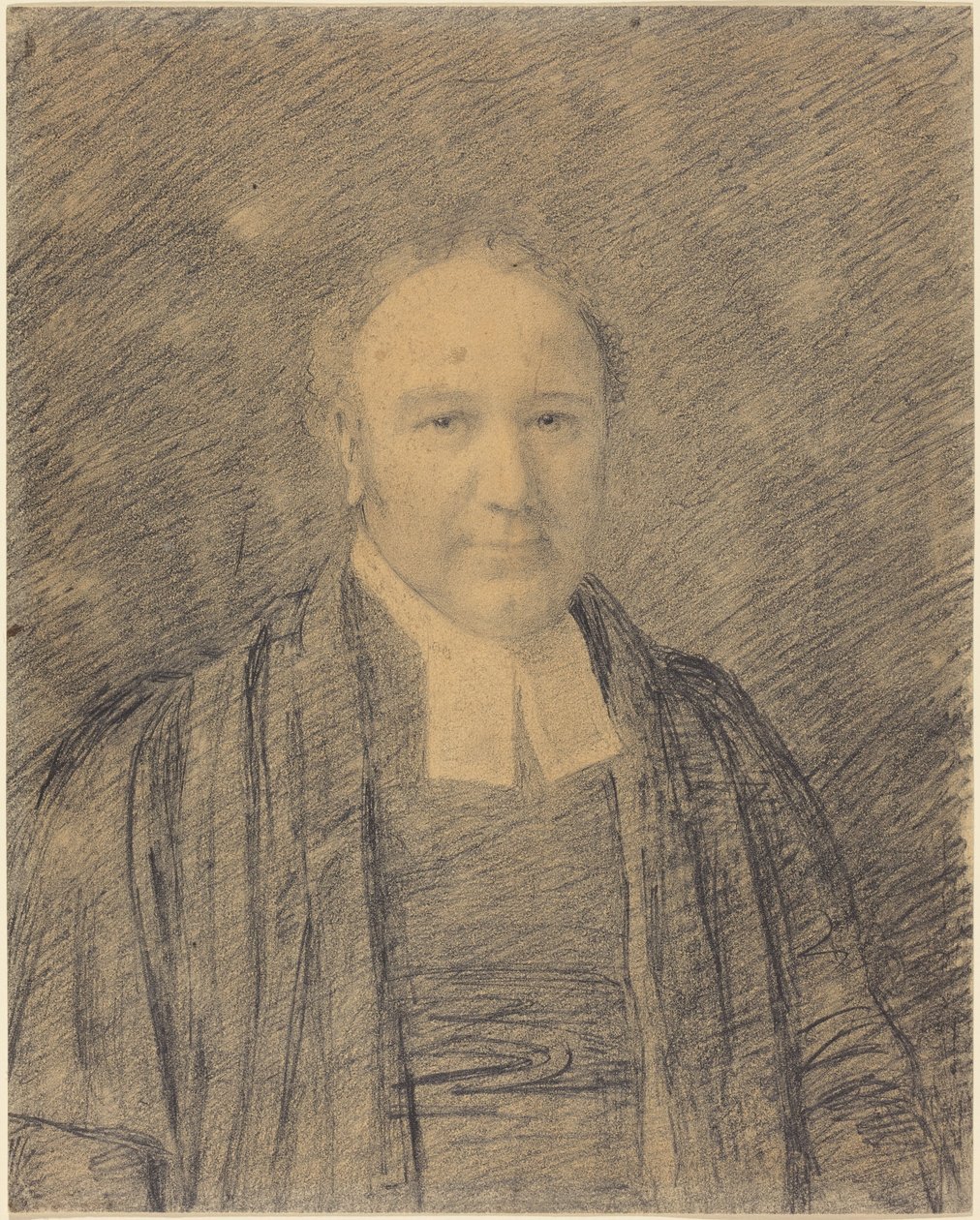 Papin puolivartalomuotokuva tekijältä John Constable