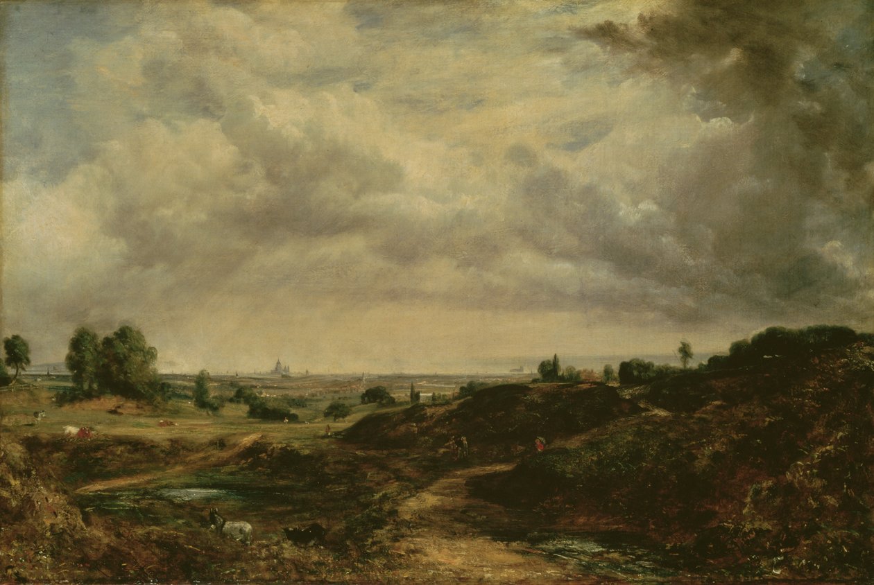Hampstead Heath (öljy kankaalle) tekijältä John Constable
