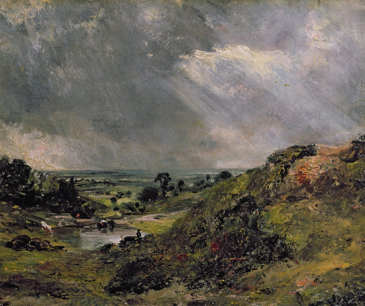 Hampstead Heath, Branch Hill Pond, 1828 tekijältä John Constable