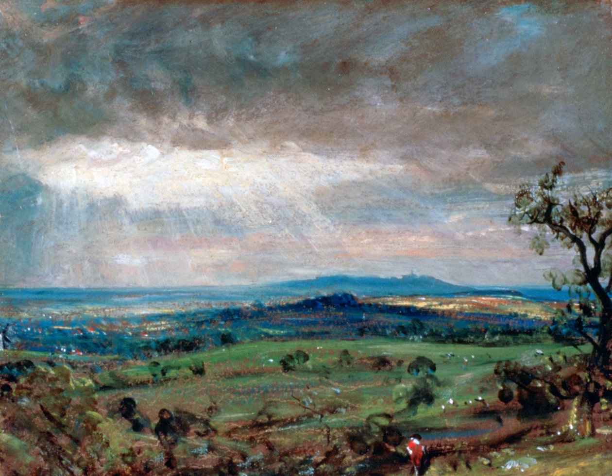 Hampstead Heath Harrow in the Distance, c1821 tekijältä John Constable