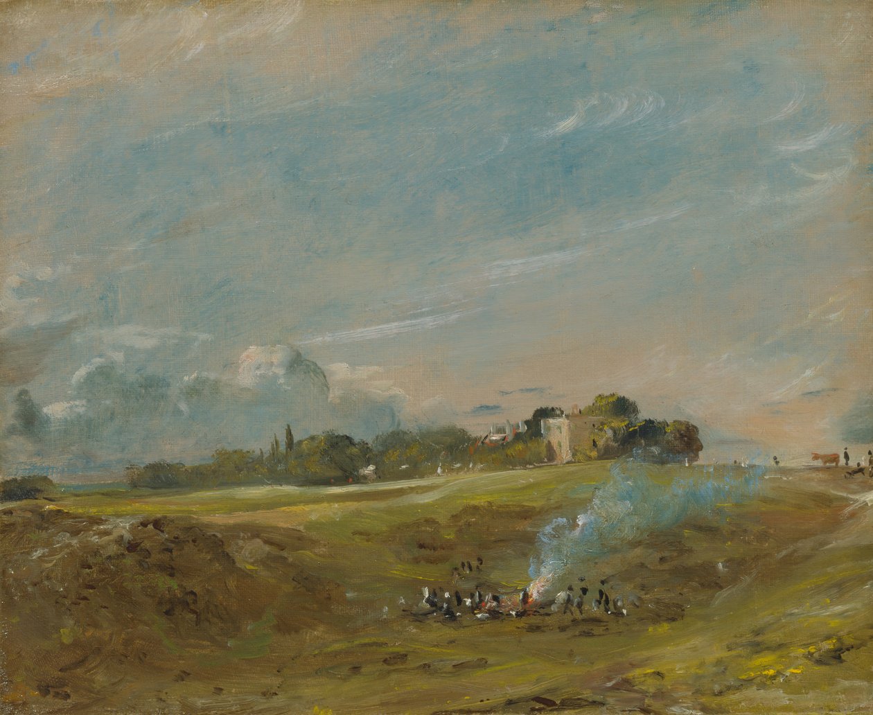 Hampstead Heath, kokko, n. 1822. tekijältä John Constable
