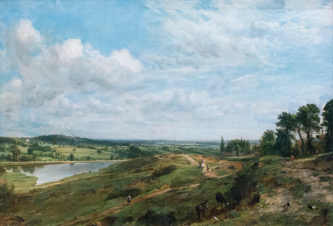 Hampstead heath (öljy kankaalle ) tekijältä John Constable