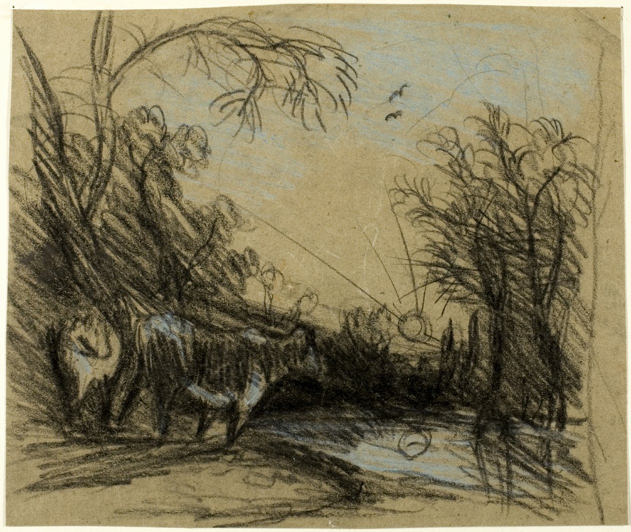 Maisema lehmien kanssa tekijältä John Constable