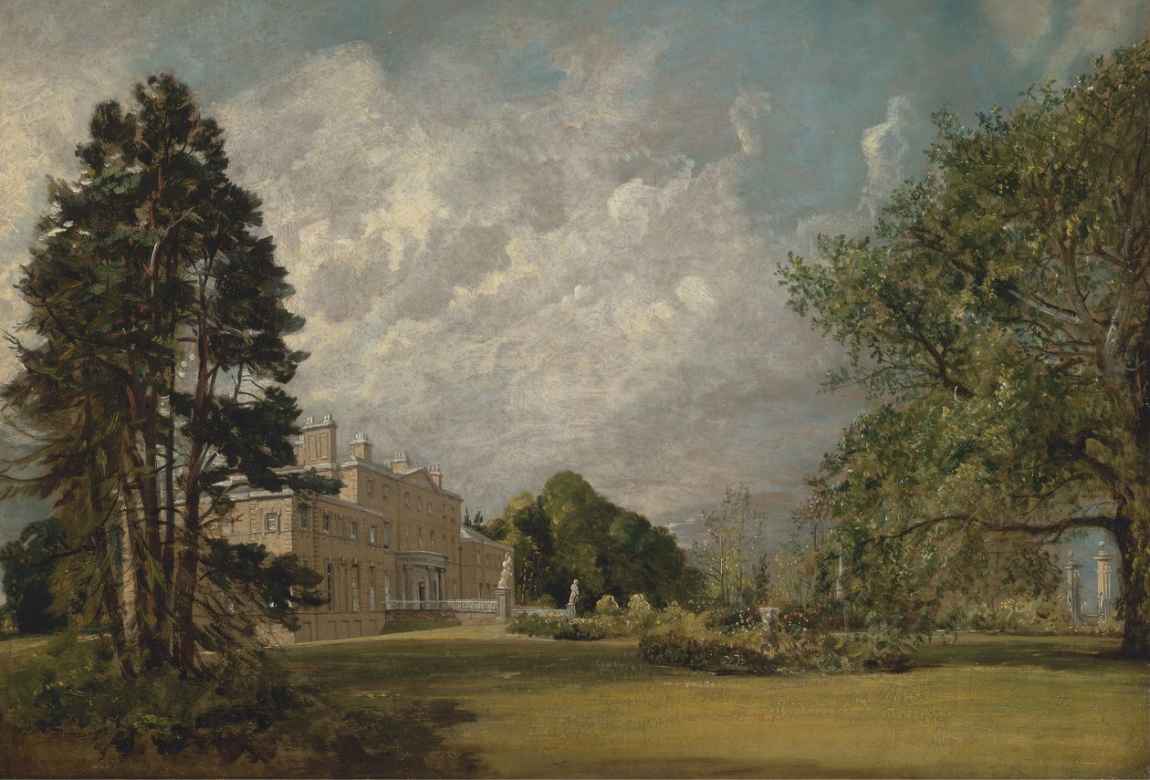 Malvern Hall, Warwickshire, 1820-1821. tekijältä John Constable