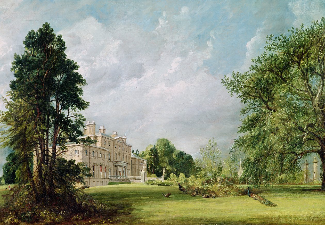 Malvern Hall, Warwickshire, 1821 tekijältä John Constable
