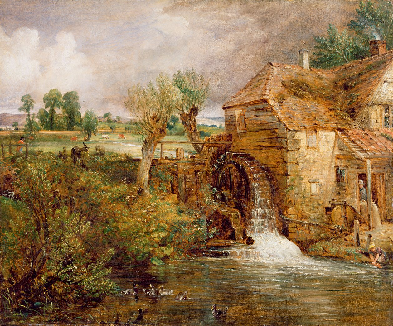 Tehdas Gillinghamissa, Dorsetissa tekijältä John Constable