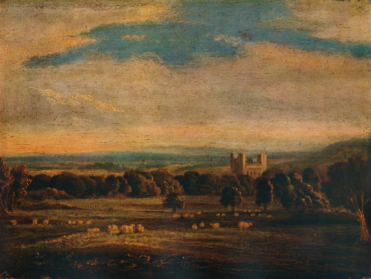 Naworthin linna vuonna 1826 tekijältä John Constable